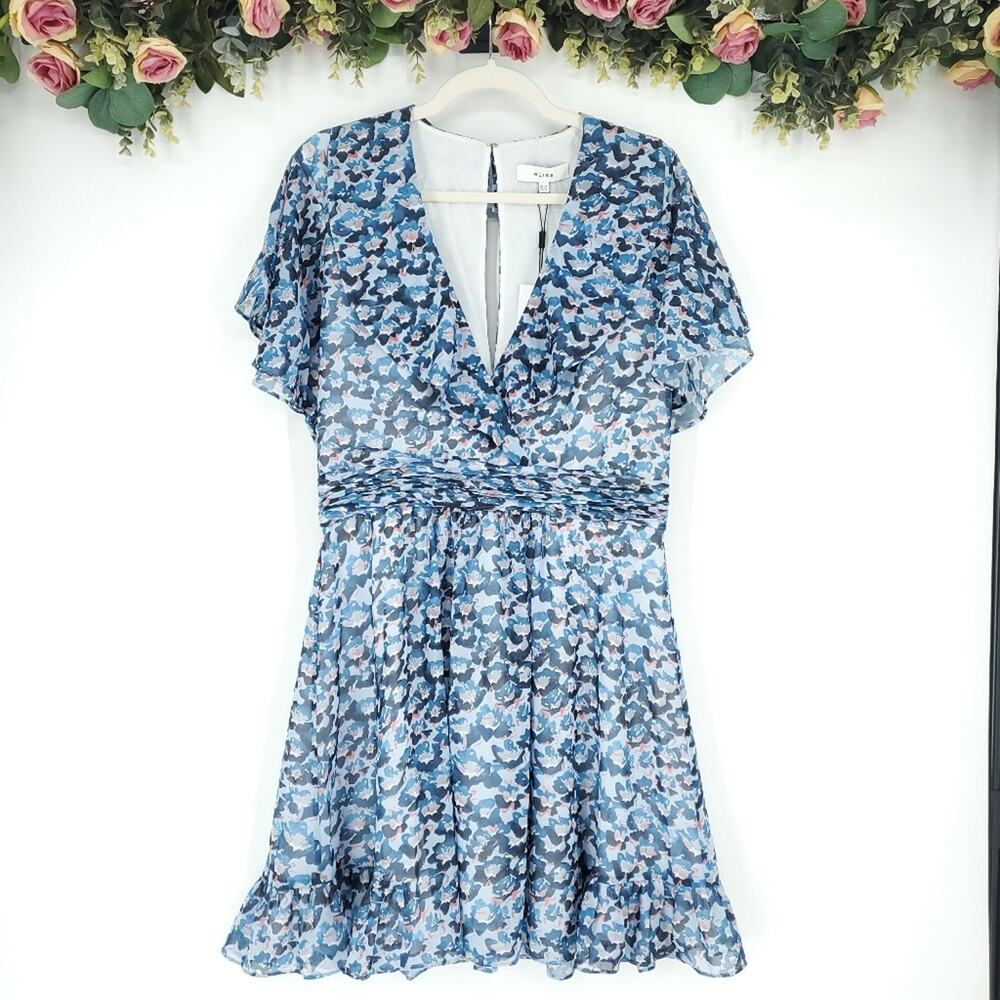 Reiss Amy Floral Printed Day Dress Size 10 NWT